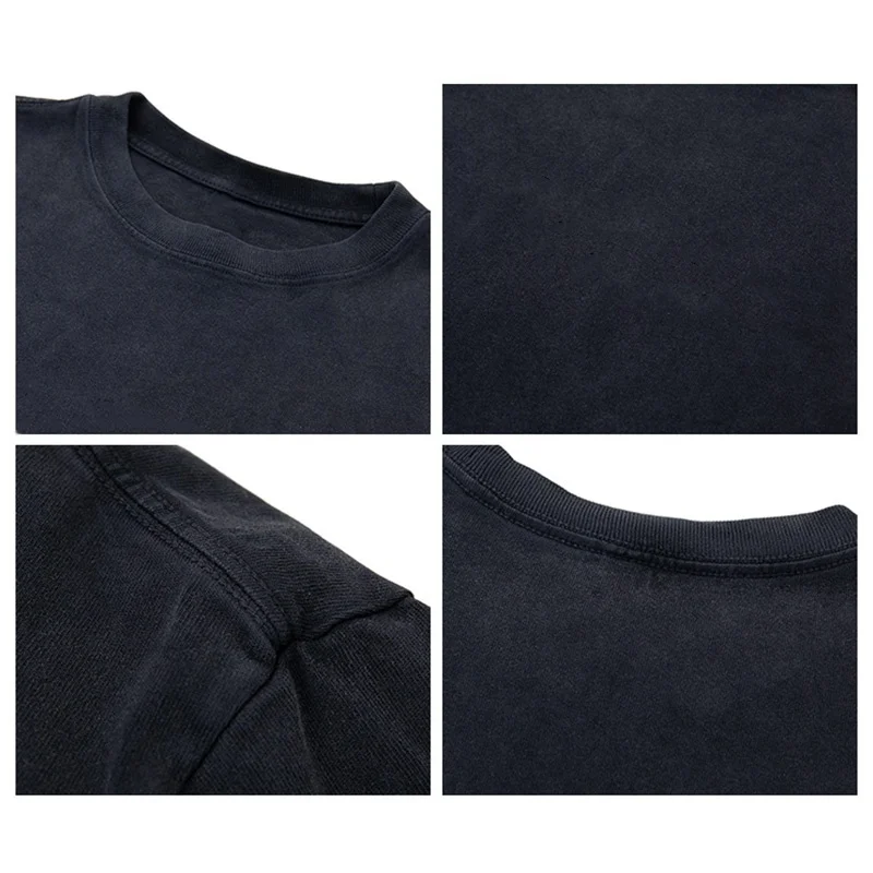 Высококачественная винтажная хлопковая Футболка большого размера с принтом на заказ для мужчин и женщин