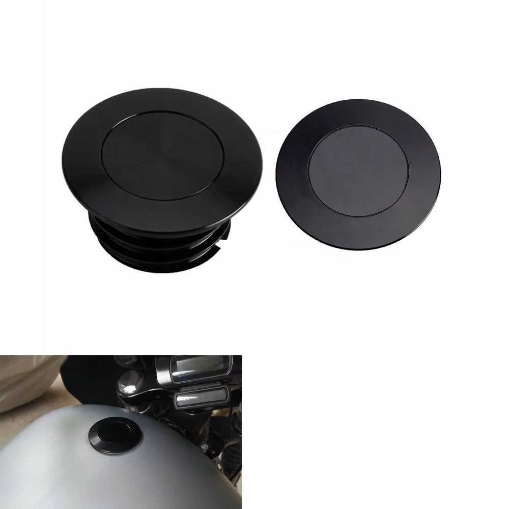Motorcycle Pop-up Flush-Mount Fuel Cap Tank Cover for Harley Softail for FLDE FLFB FLFBS FLHC FLHCS FLSB  FLSL FXLR FXLRS models