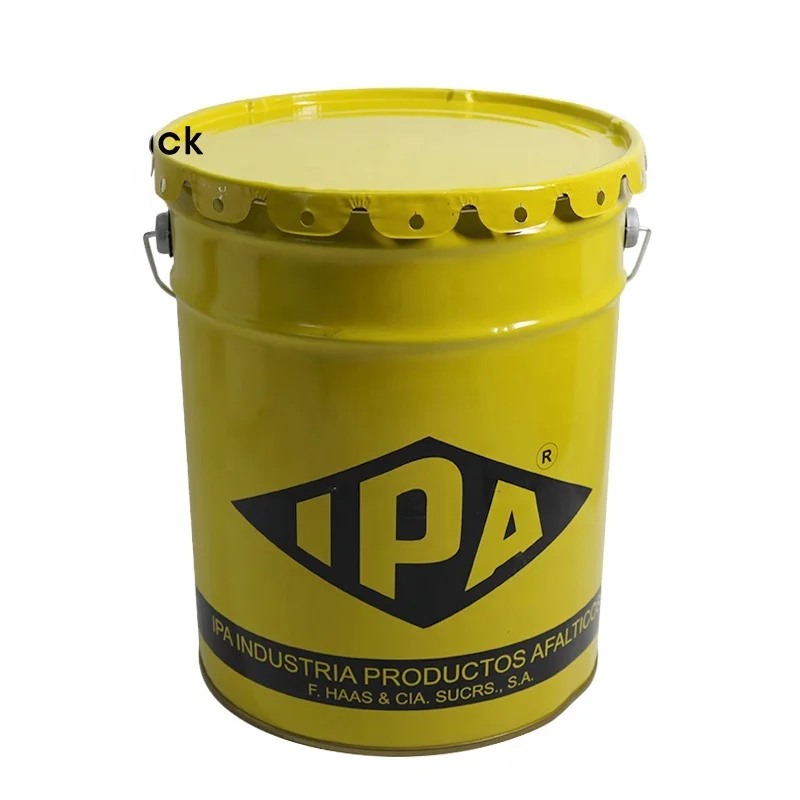 20L metal bucket paint tin pail with lid UN approved