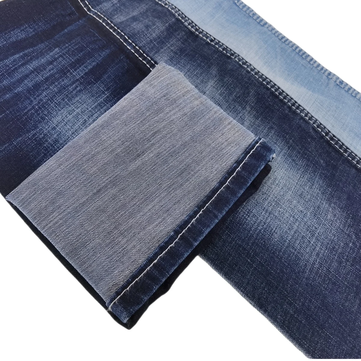 high quality stock lot 90% cotton 12oz 63inch width Breathable Dyed denim fabric for jeans and clothing