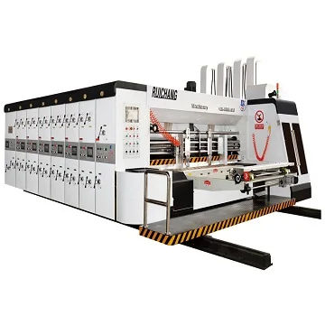 Factory price full automatic 2 colors printing die cutting machine with stacker