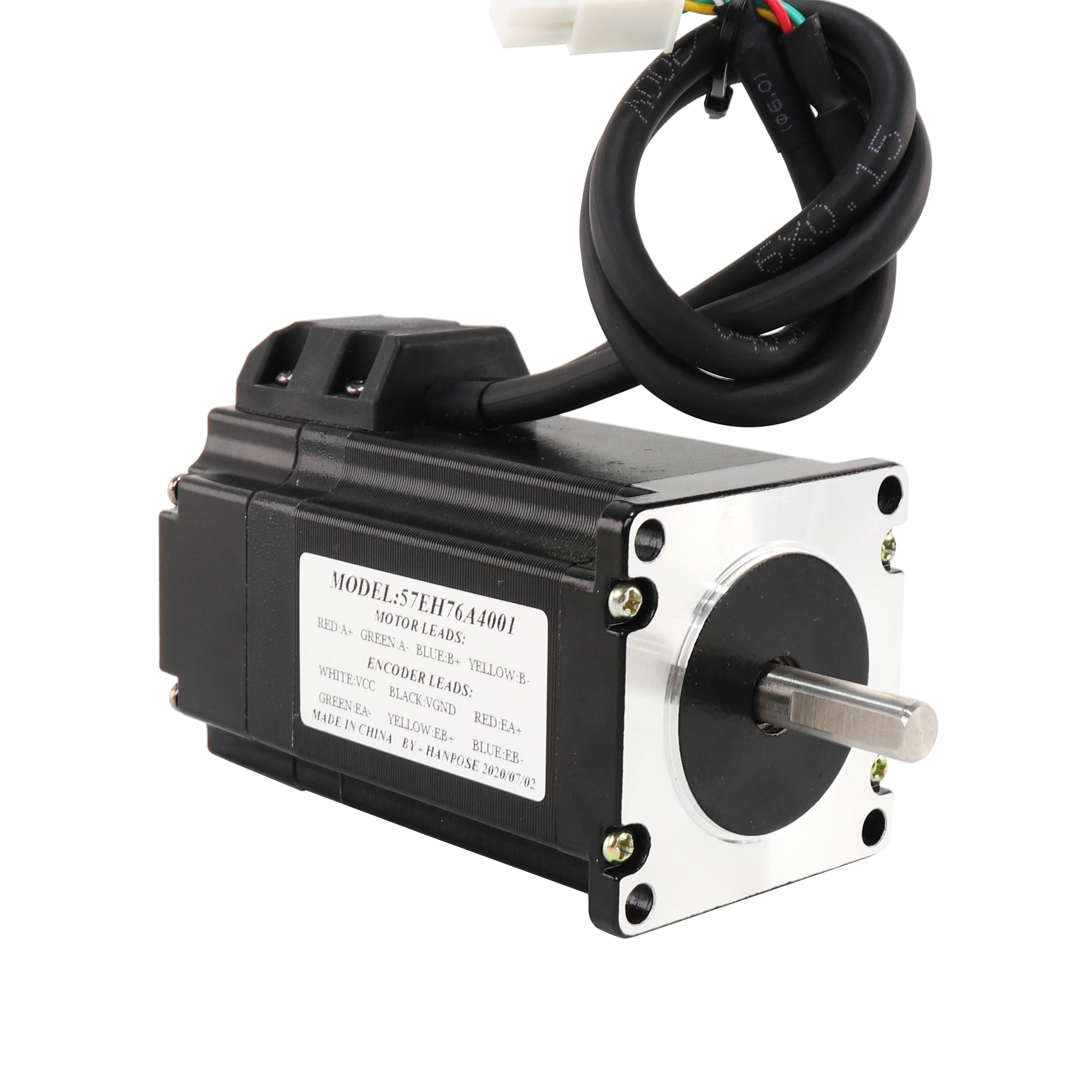 nema23 stepper motor 4.0A 2.2N.m 57EH76A4001 motor  CNC encoder 2-phase for 3D printer accessories 57 close loop steeper motor