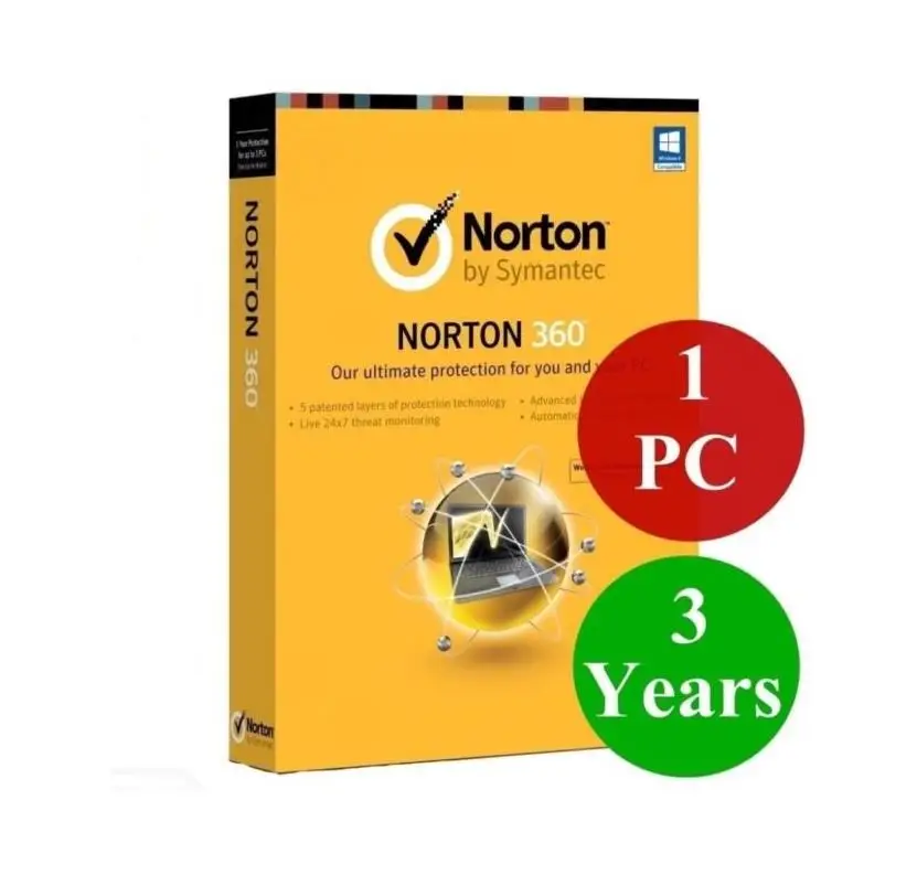 Norton Security Deluxe Activation Online Key Code retail Key three year 5 computer