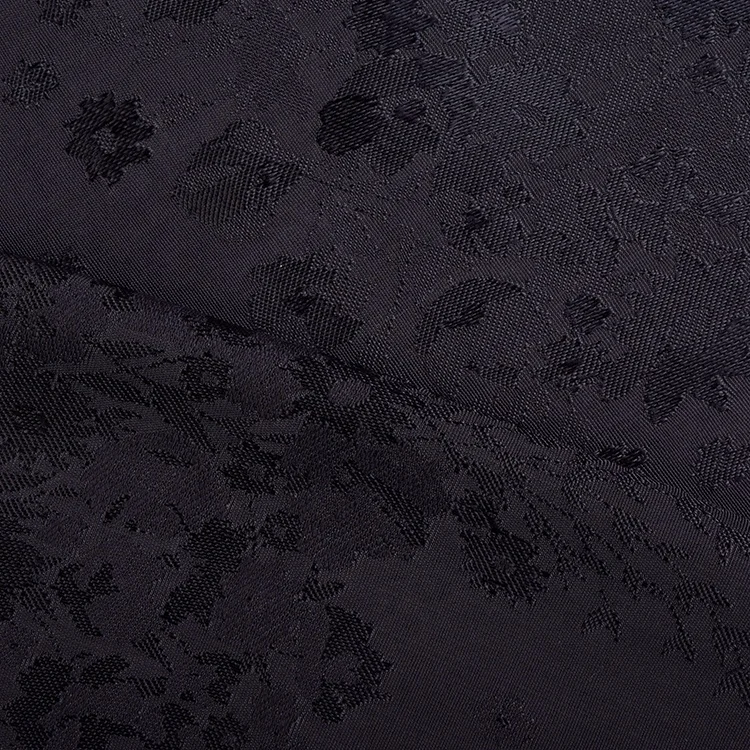 Fancy Oblique Cold Touch Viscose Rayon Floral plum Blossom Jacquard Fabric for Dress and Skirt