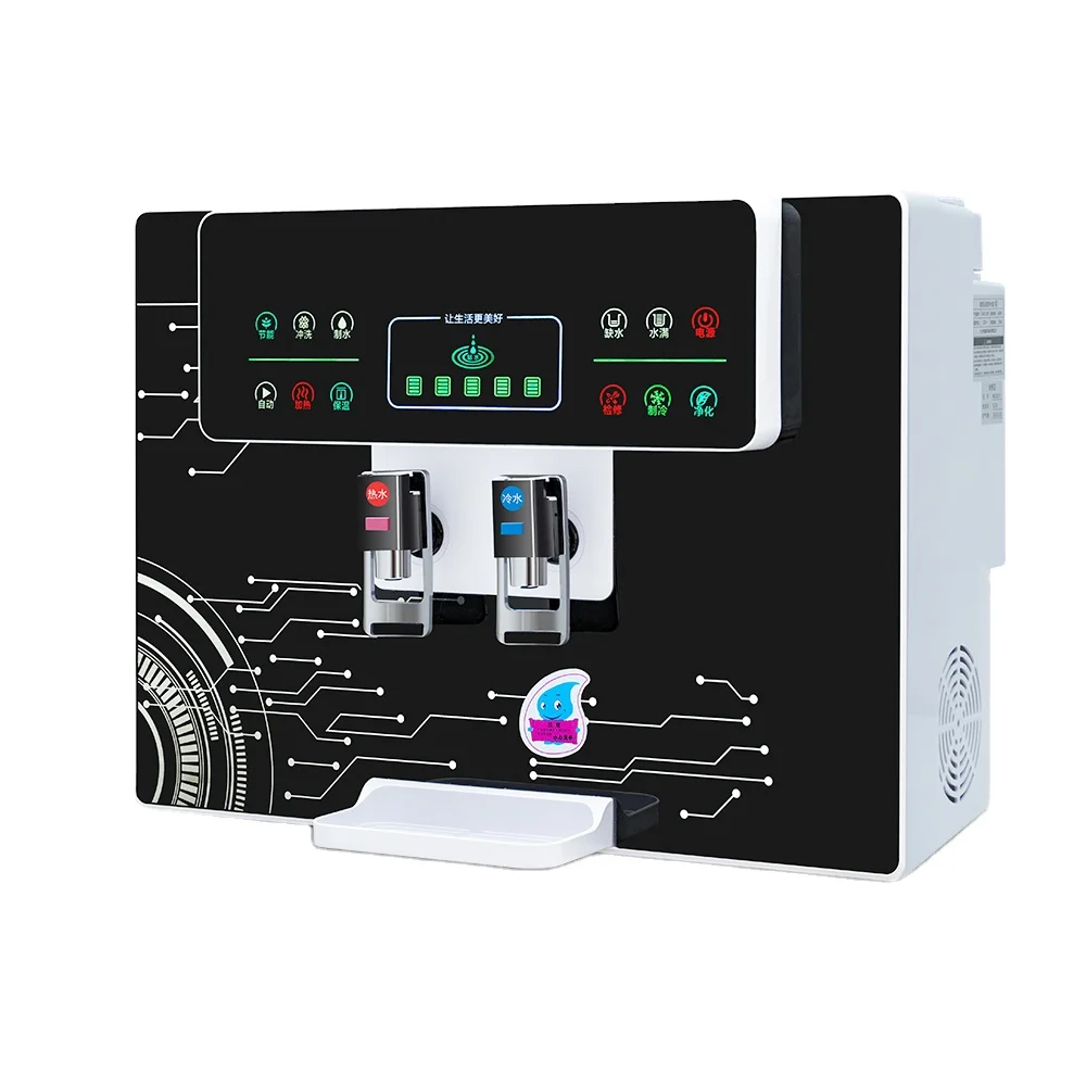 High Quality Hot Cold Water Reverse Osmosis Desktop Water Dispenser Level 5 Filter System Purifier