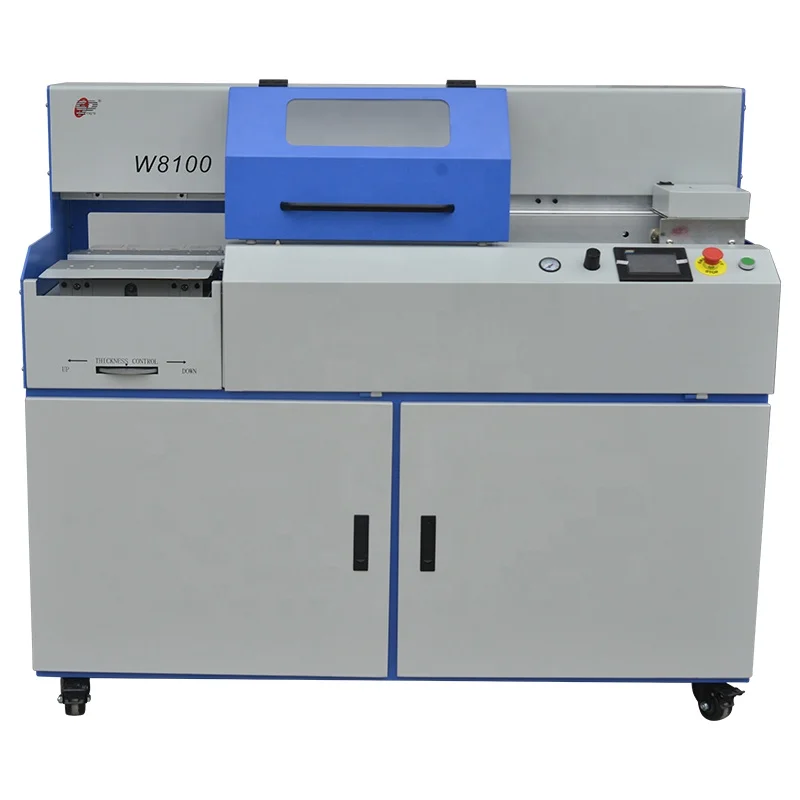 W8100 plus high speed hot melt books glue binding machines
