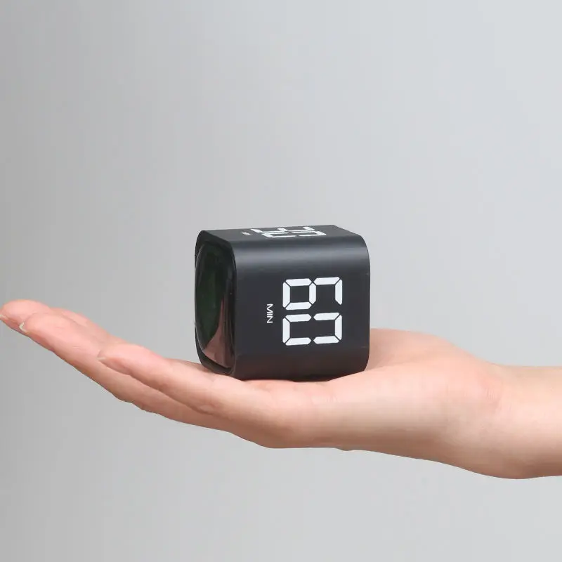 Lightweight Gravity Sensor Flip Digital Timer for Time Management Countdown Settings 30 60 Minutes Kitchen Timer for Kids Study