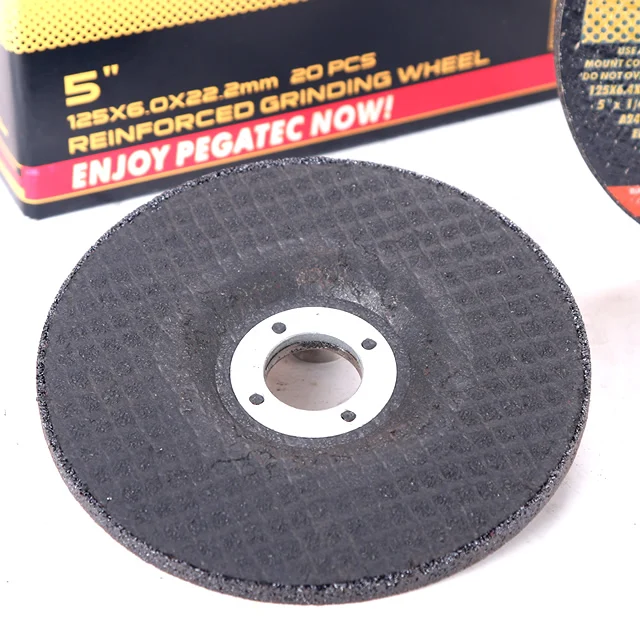 125*6*22mm MPA EN12413 T27 metal grinding wheels for steel