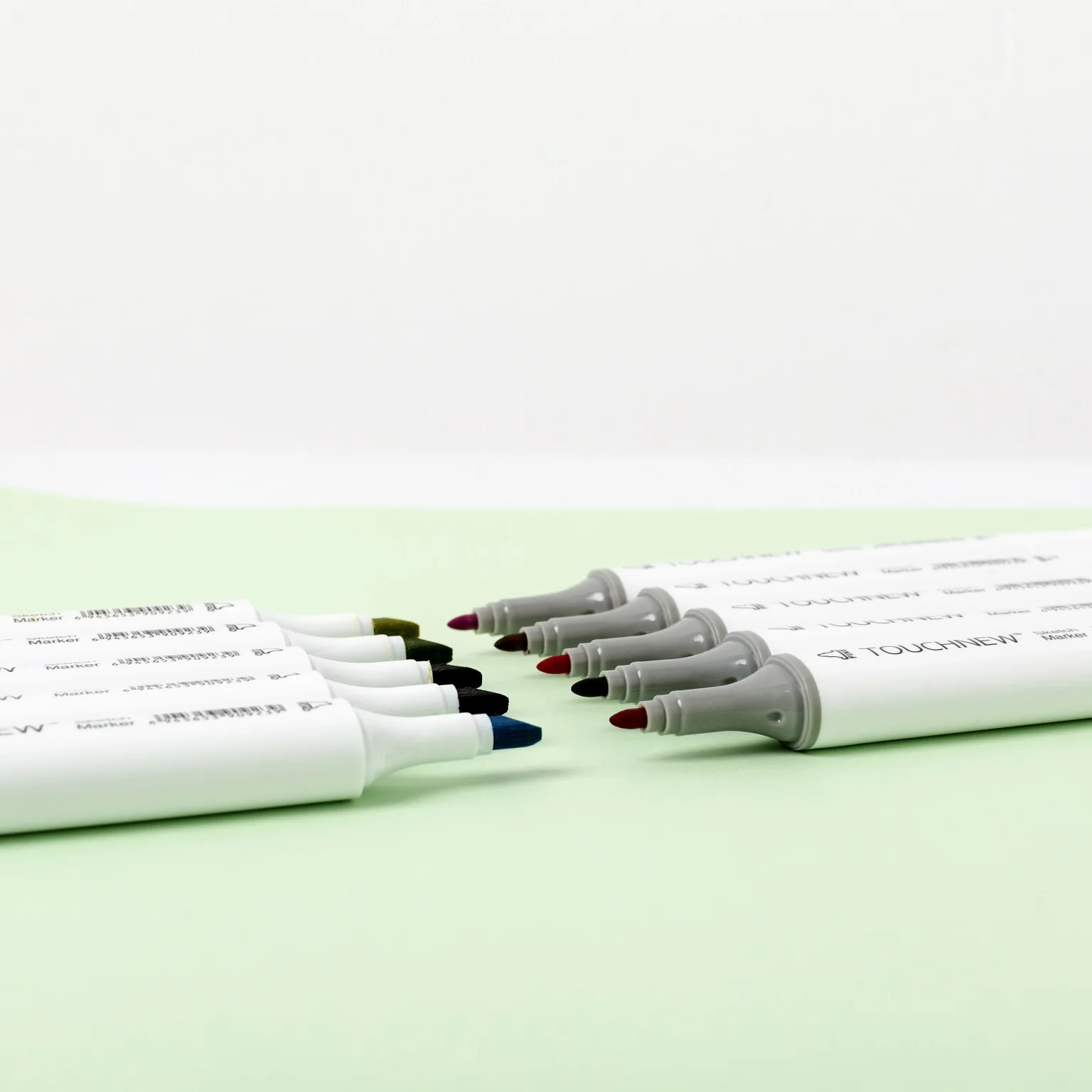 High Quality TOUCHNEW 6th Double Nib Markers Pen 30 Colors Sets Bag Packing