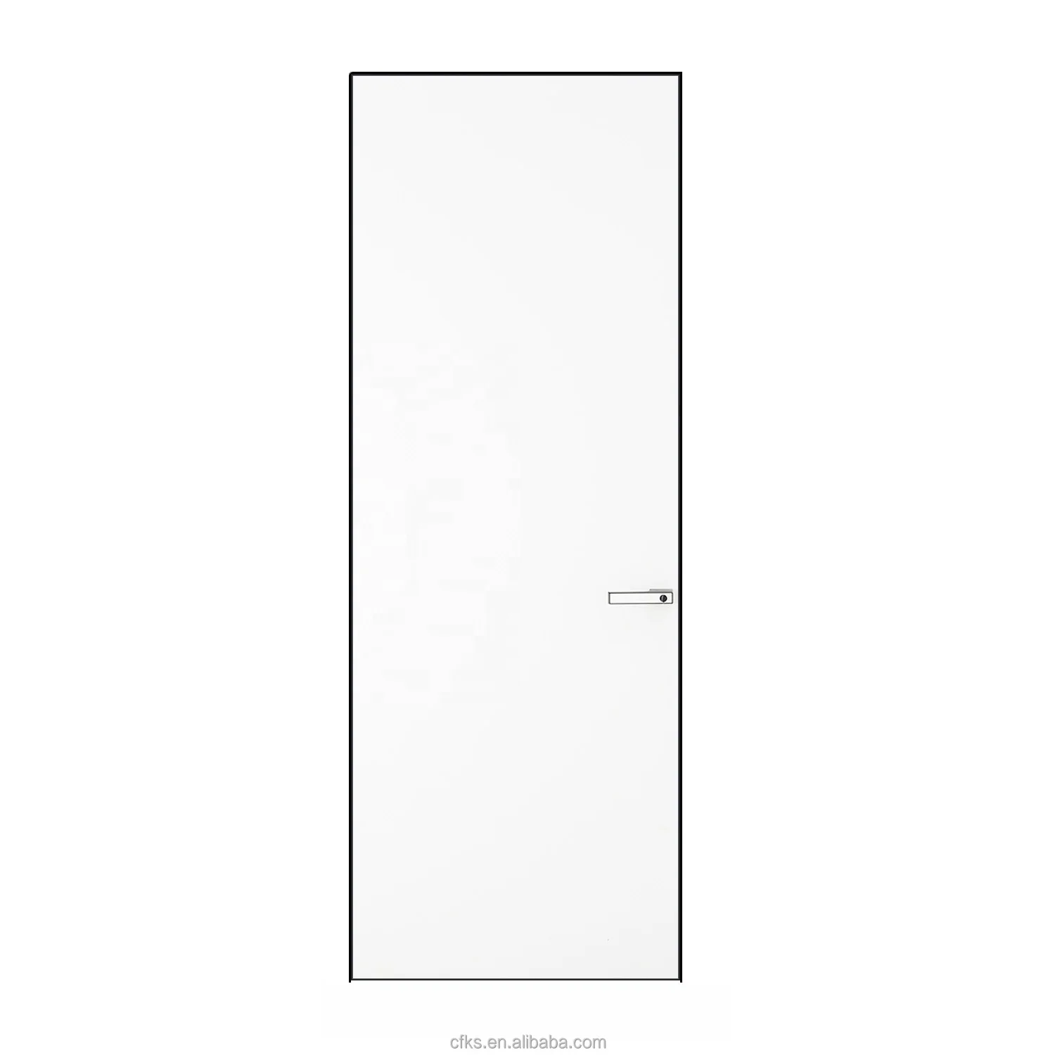 white room timber wood veneer door bedroom interior wooden aluminum hidden invisible frameless door