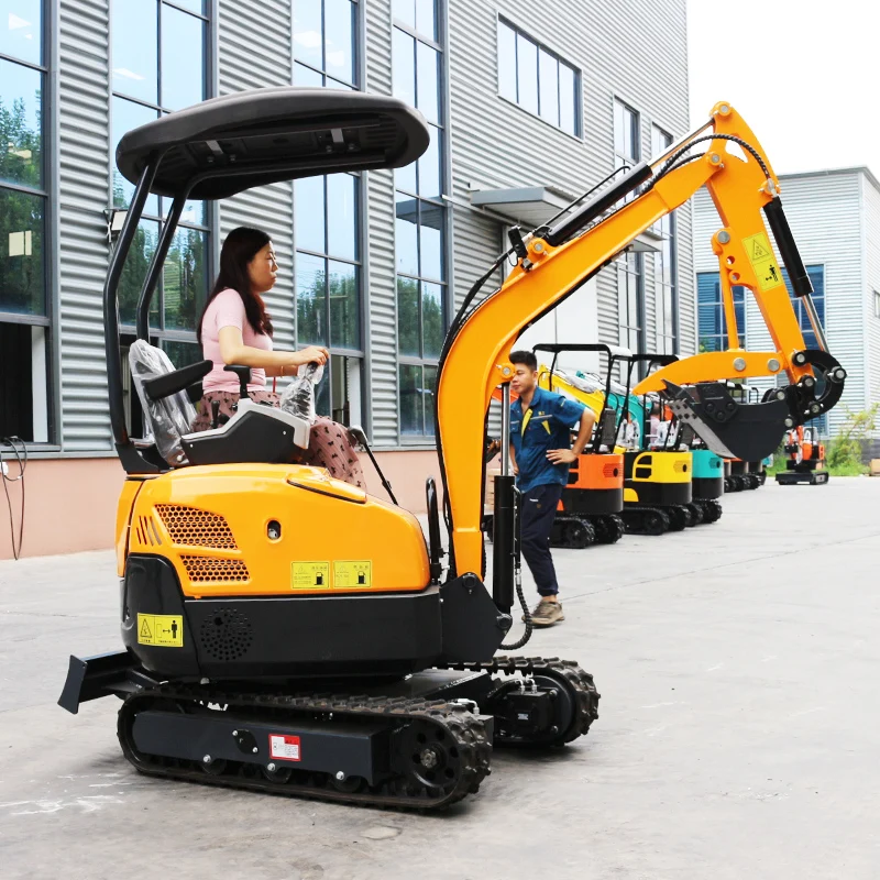China cheap excavators micro digger 0.8 ton pelle escavatore small excavator mini 1 ton earth-moving machine  mini diger