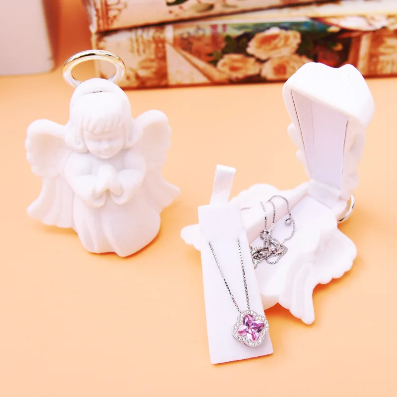 Flannel Cartoon Mini Angel Exquisite Velvet Flocked Fabric Factory Selling Gift Craft Delicate Fashion Attractive Design