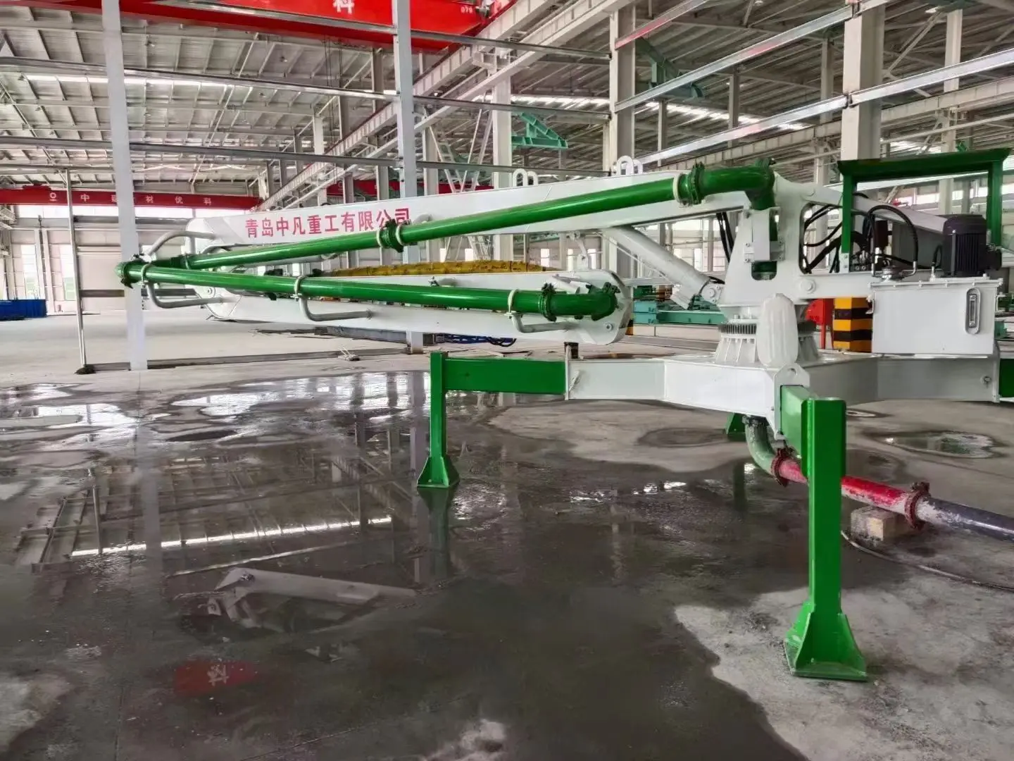 Mobile hydraulic HYG21 21m concrete placing boom price