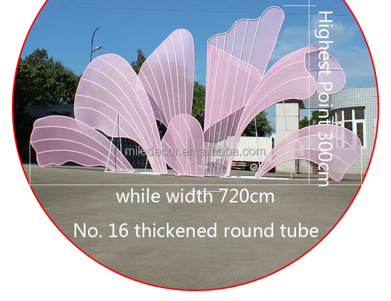 Iron Backdrop Floral Petal Boulevard Photography Background Wedding Photo Props For Wedding