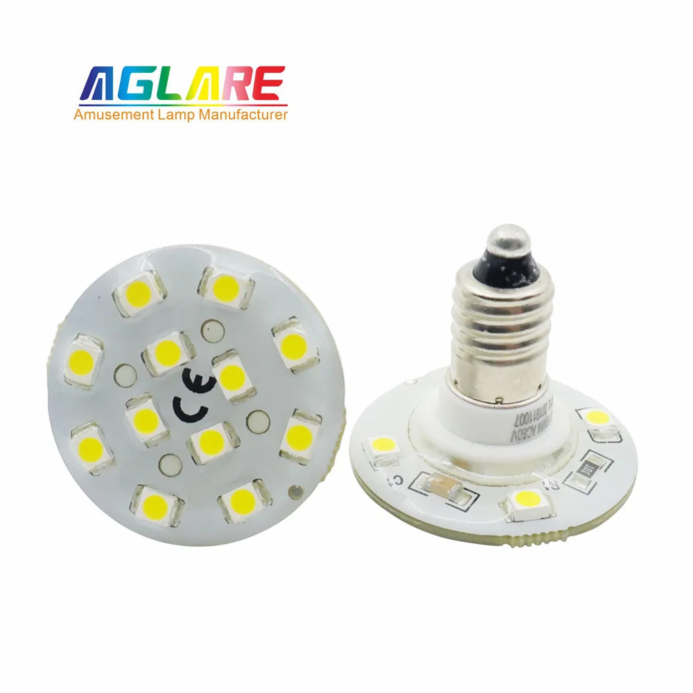 60 Volt E10 LED Carousel Lighting Amusement White Pixel Point Light High Voltage Pixel LED Lamps