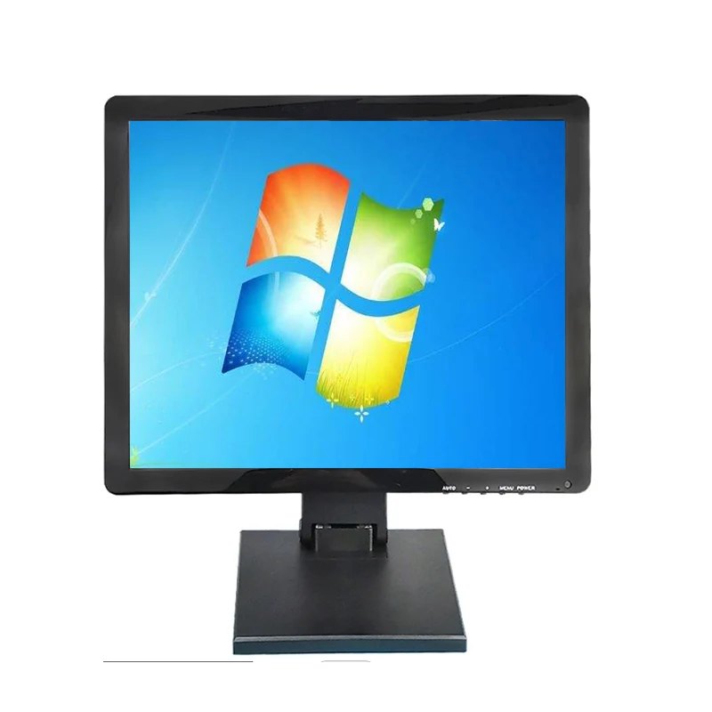 17 Inch Resistive LED Backlit Multi-Touch Touchscreen Monitor with VGA HD USB Input