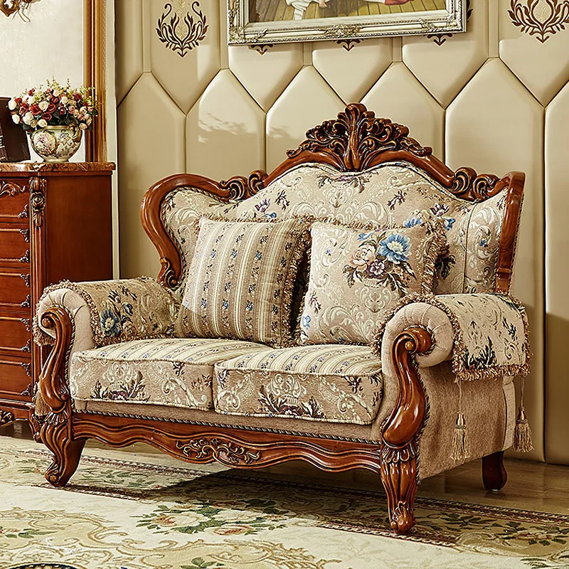 Wholesaler Turkish European Style Luxury Sofa Antique Leaving Conjunto De Sala Couch Set Living Room Livingroom Furnitures