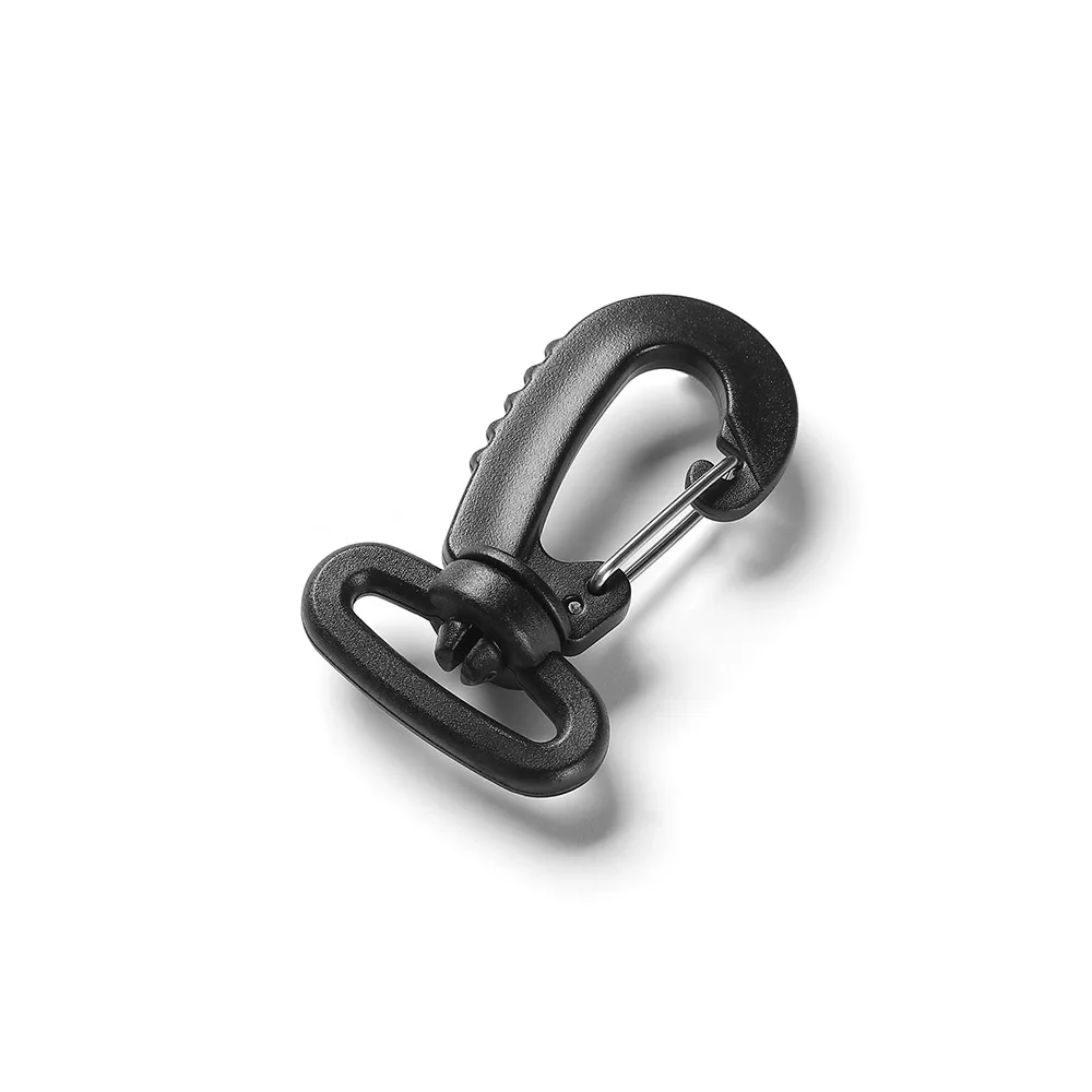 Plastic 25mm Backpack D Ring Small Spring Buckle Lobster Swivel Oval Ring Snap Plastic Buckles