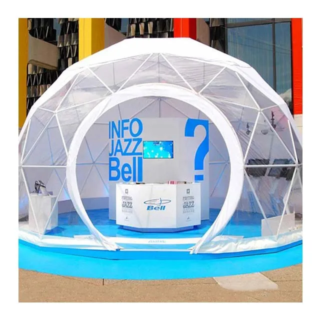 Outdoor Water-proof / Clear Roof Half Sphere Outdoor Party Dome Tent Manufacturer