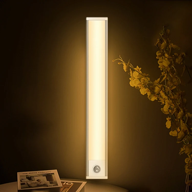 Indoor Wireless Rechargeable Motion Sensor Cabinet Lighting Smart Ultra-thin Sensor Cabinet Light With Magnetic
