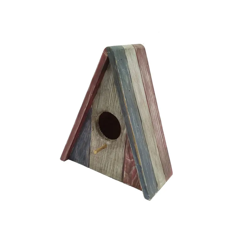 Manufacture Wholesale Wood Bird Nest Box Wooden Birdhouse Cages Wood Bird House