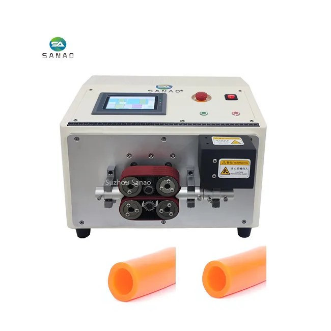 SA-3220 High-precision Automatic Silicone pipe cutting machine with belt feeding