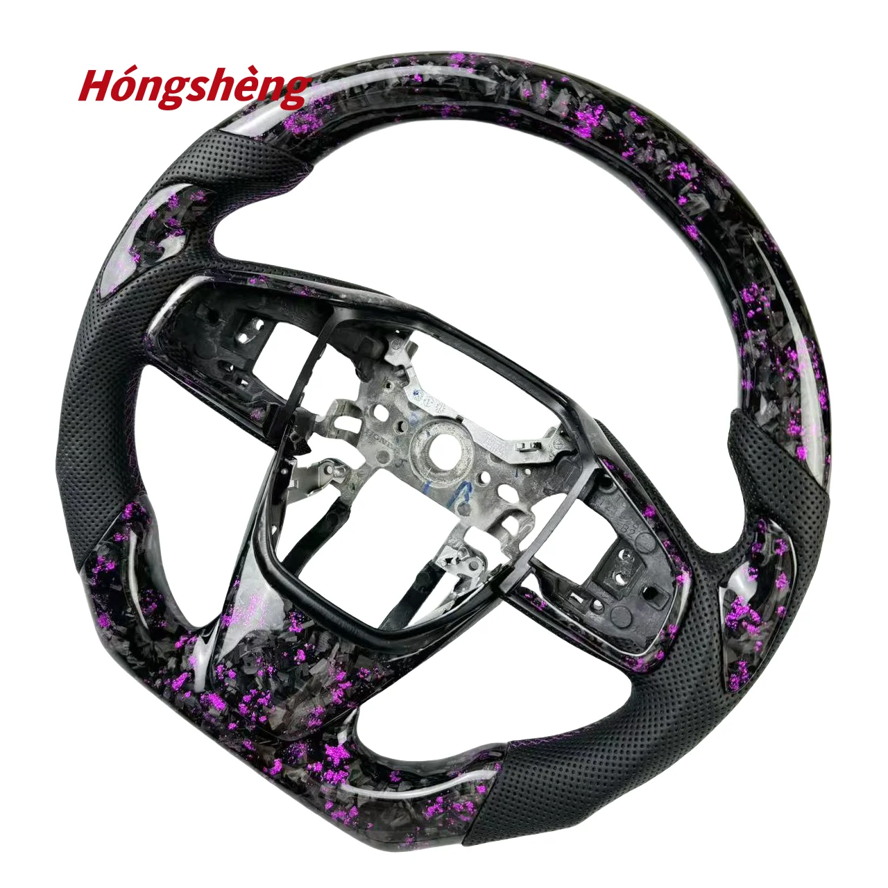 for Honda Civic Type R 10th Generation Accord CRV XRV Custom D-shaped steering wheel True forged carbon fiber steering wheel