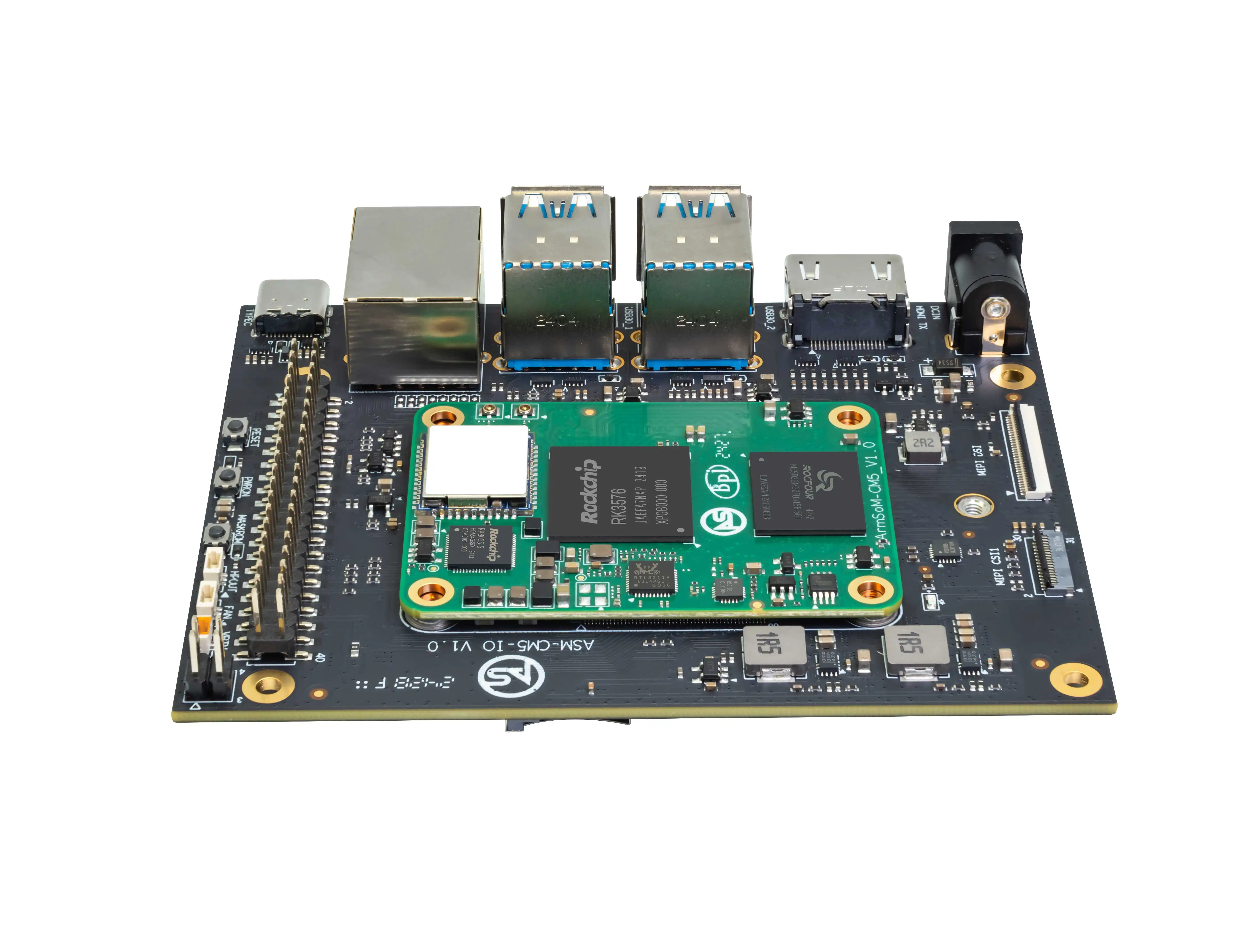 Banana Pi BPI-CM5 Pro IO Плата расширения для вычислительный модуль 4 USB 3 0 Тип-гигабитный Ethernet RJ45 с PoE