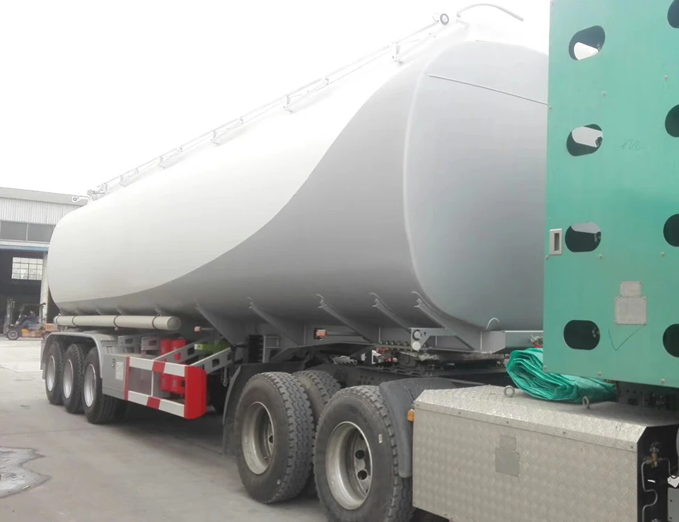 China manufacturer palm oil methanol transport stainless steel oil tank trailer