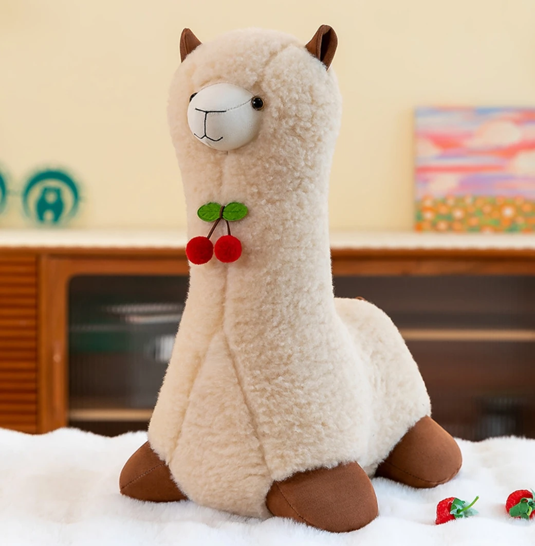 Новая кукла из альпаки мягкая игрушка милая овечка альпака подарок для детей