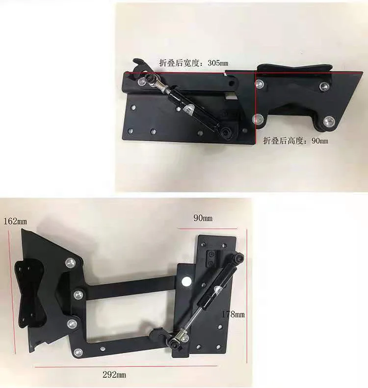 Sofa Accessories Desk Office Lifting Table Mechanism Frame Spring Hinge Lift Stand Bracket Folding Mechanism