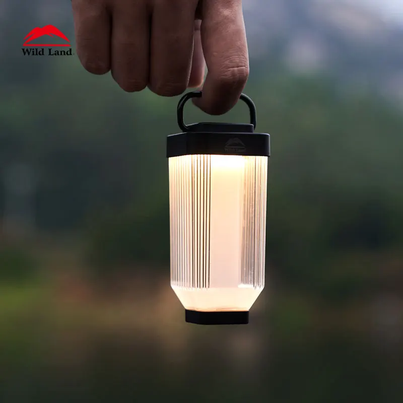 wild land portable 2023 New Fashion USB C Rechargeable Portable Lights Outdoor Camping Lantern