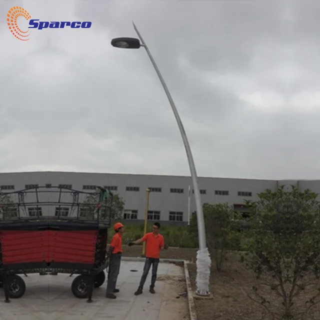 Высококачественный уличный фонарь Sparco высотой 8 метров из нержавеющей стали
