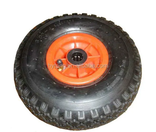 Europe quality air rubber wheel 300-4 (260x85) with steel