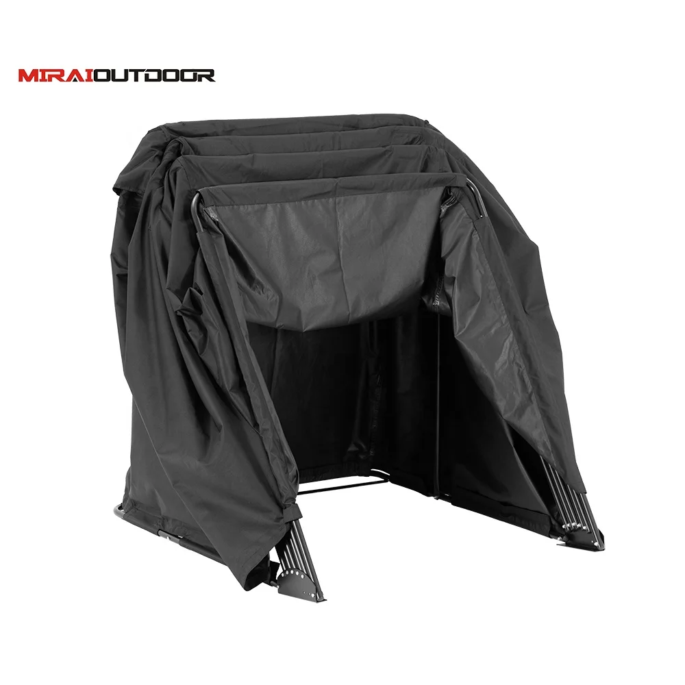 Folding Motorcycle Garage Tent Cover Waterproof Universal Quad Bike ATV Scooter Car Cover