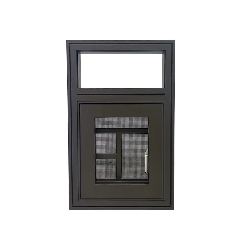 Soundproof windows energy saving double glass aluminium casement window thermal break insulation window