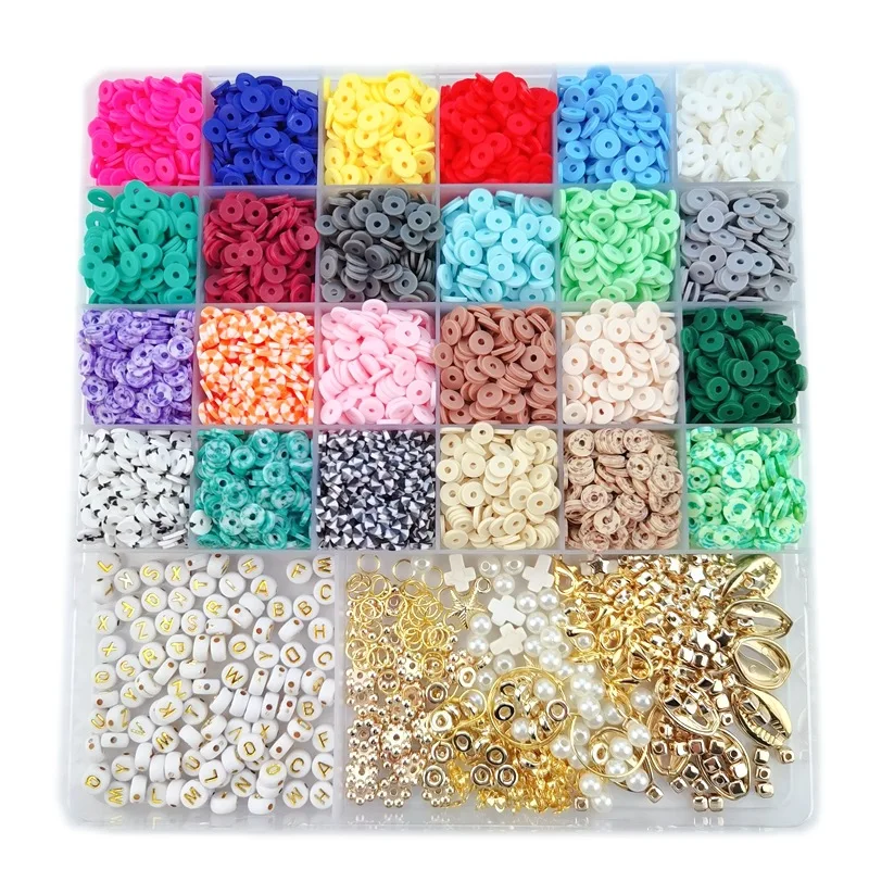 Hot Sales Bracelet Making Kit Clay Bead  New Design Clay Beads Bracelet Beads Jewelry Making Kit Bracelet Making
