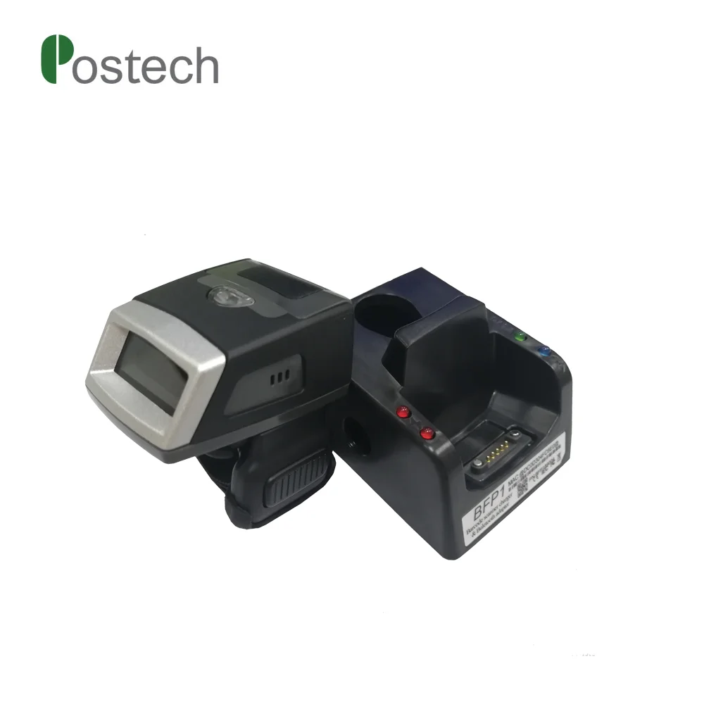 Wearable light-weight mobile power supply China WT01+ Barcode Scanner Laser reader bluetooth 1D android mobile phone/table pc