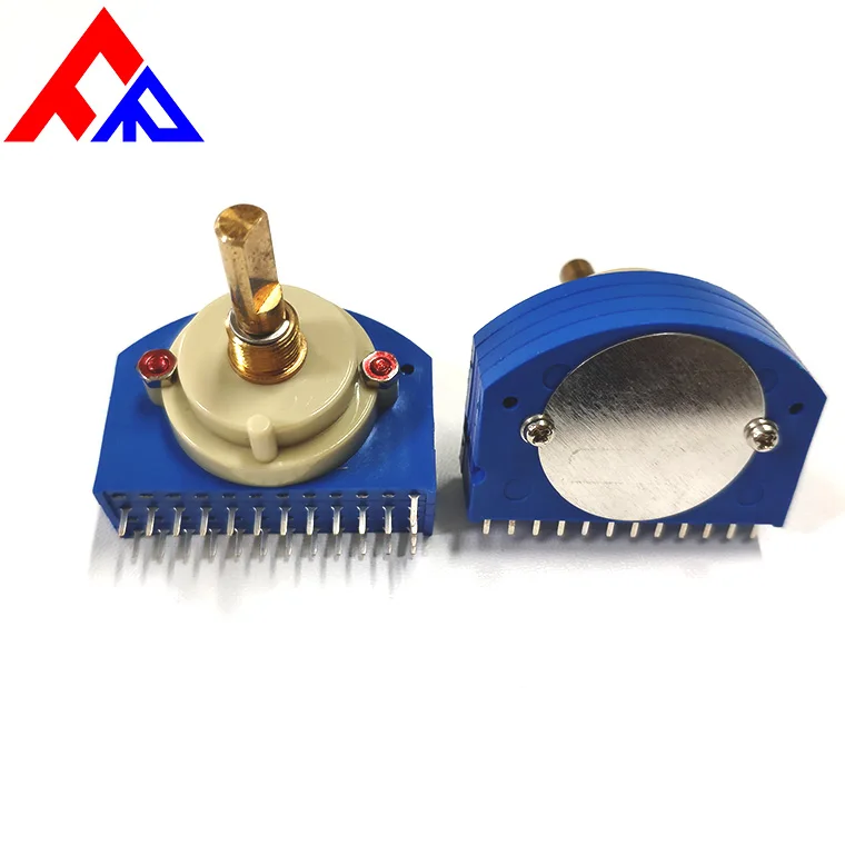Professional manufacturer customized 44mm 2-pole 4 5 6 7 8 9 10 11 12-position rotary switch
