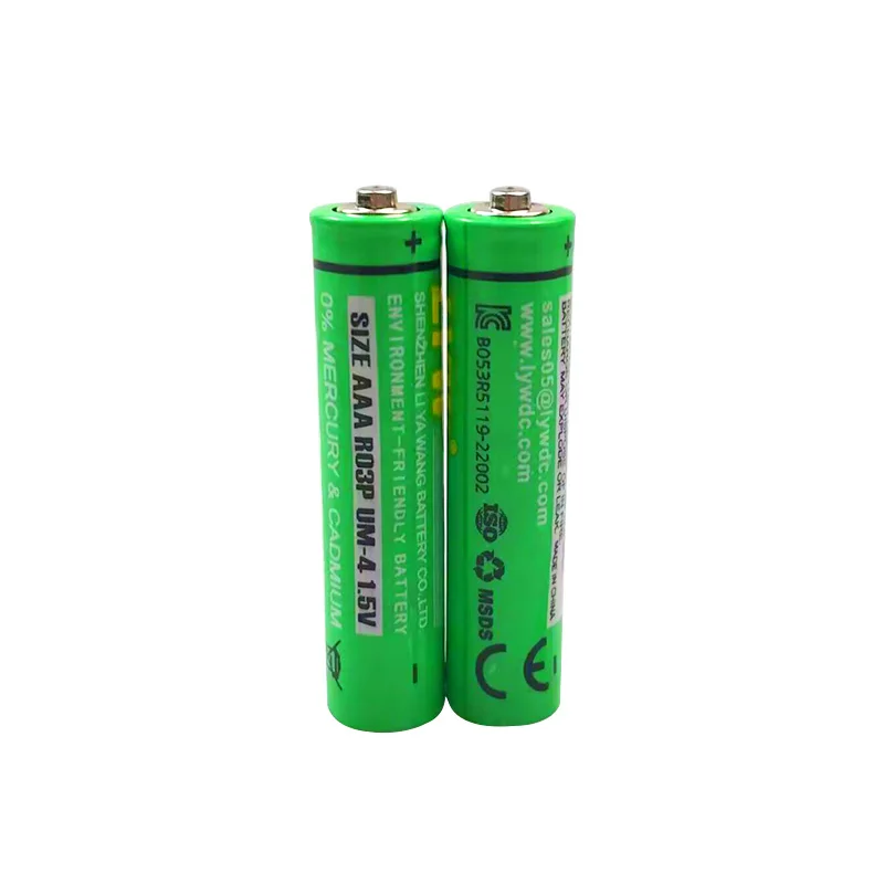 Low price 1.5v long duration Super heavy duty Battery R03P Battery Size AAA Battery with CE approval & safety certification