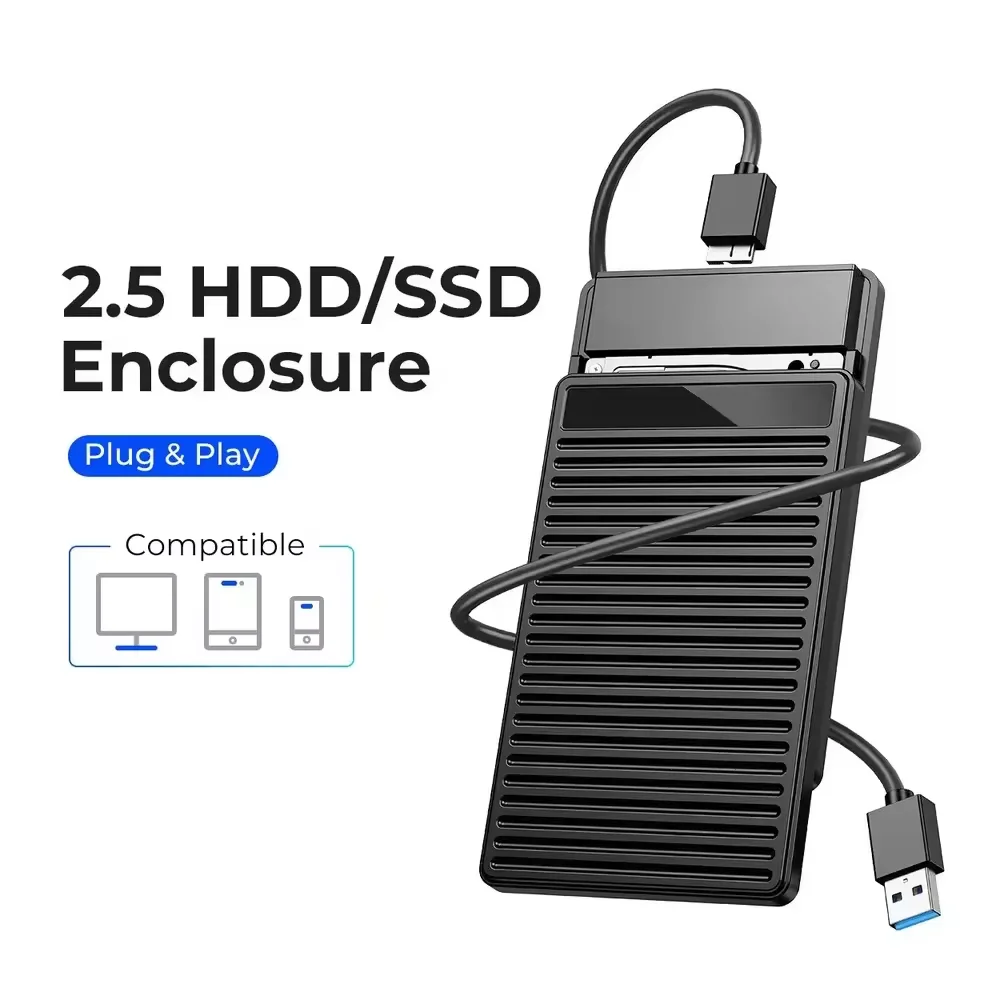 2.5 inch USB3.0 HDD Enclosure Mobile Case  Mobile Disk  with SATA HDD Case 6Gbps High Speed