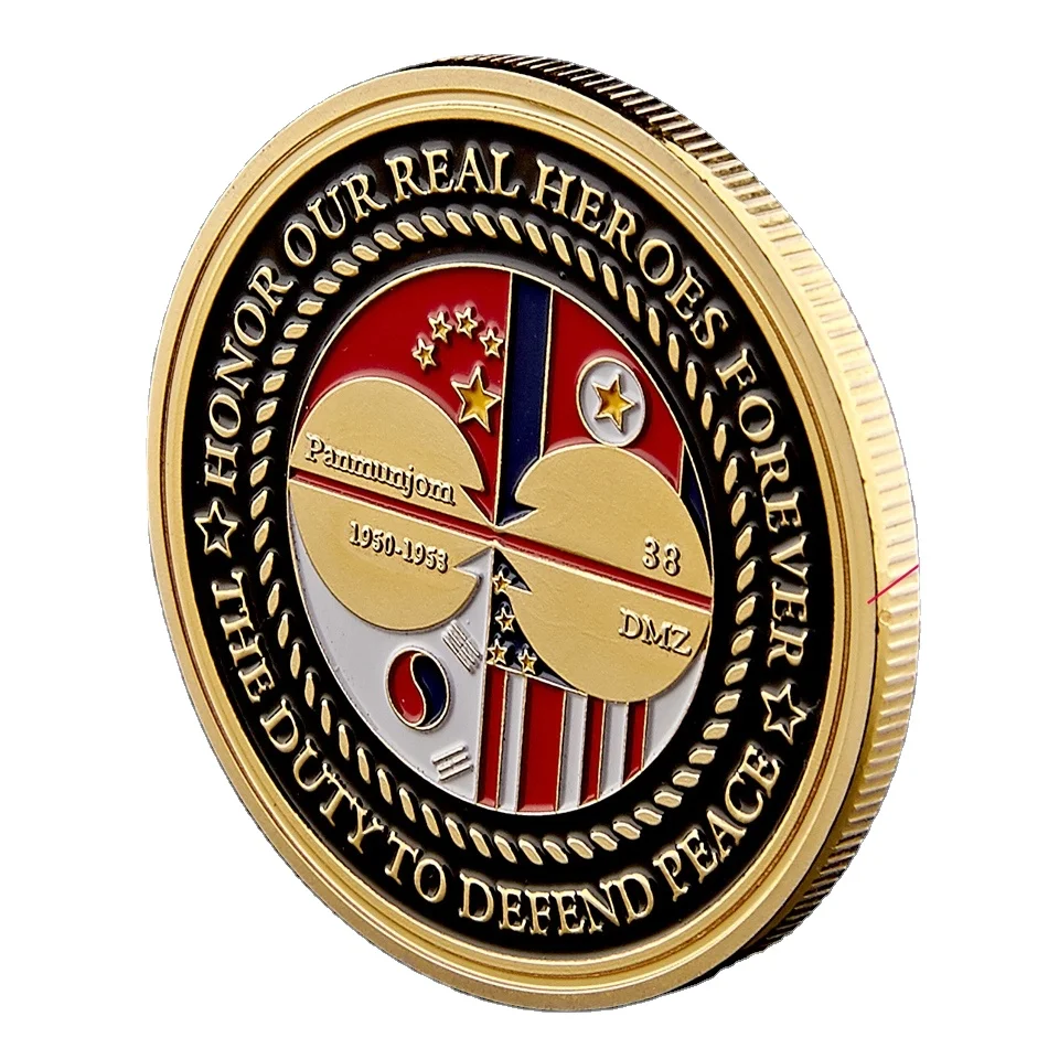 
2020 Custom Euro Commemorative Antique Gold Challenge 3D Metal Souvenir Coin 