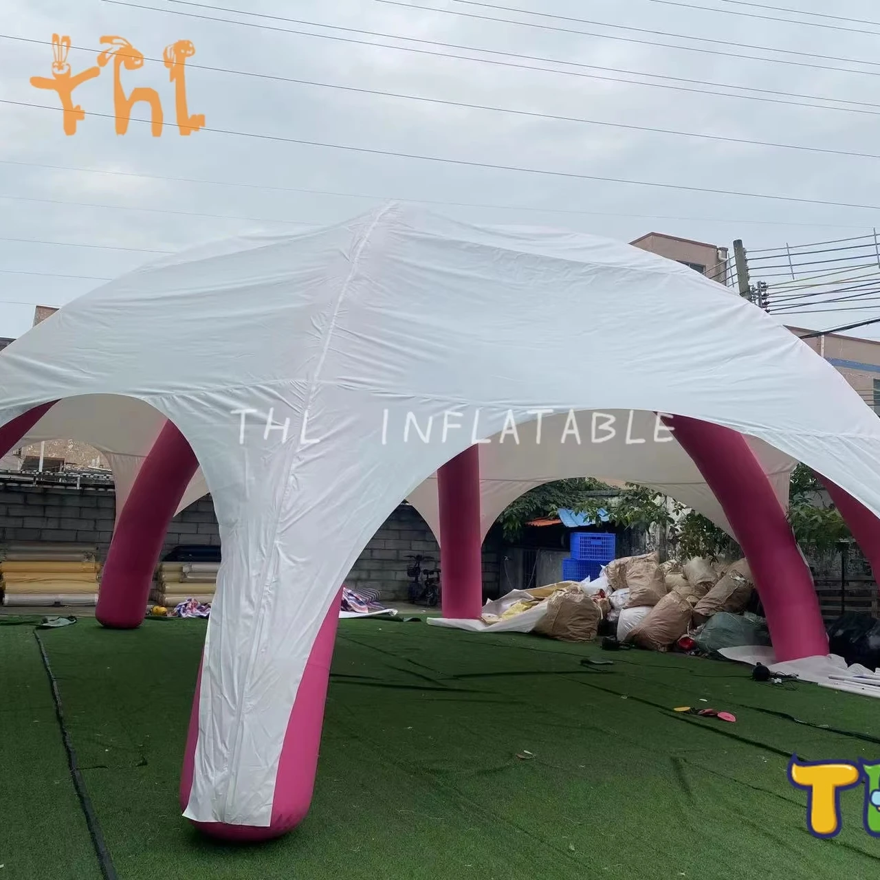 Outdoor portable marquee cover dome tent inflatable party tent promotional inflatable spider tent