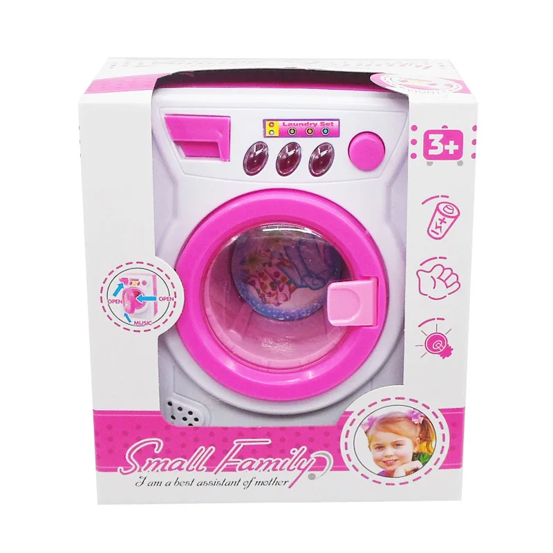 2023 new hot sale Toddler Toys Pretend toy washing machine Electronic Toy for Boy Girl