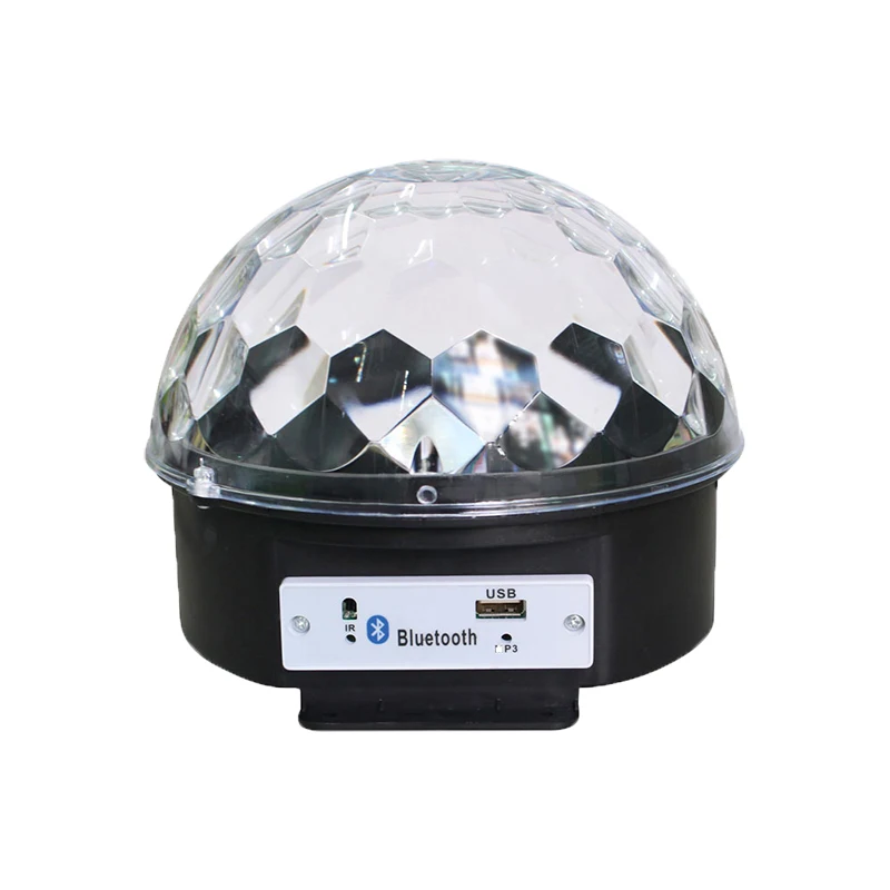 HOT selling Chargeable battery LED crystal magic ball light for disco home party Indoor entertainment