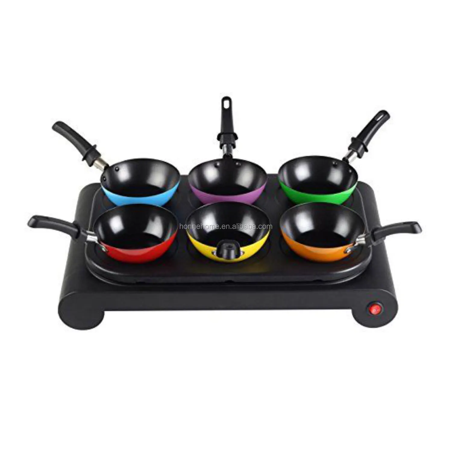 Антипригарный вок на 6 персон для вечеринок, блинчиков и блинов, блинчиков, блинчиков