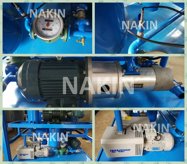 Automatic Double Stage Vacuum Transformer Oil Purifier Machine Transformer Oil Centrifuging Machine