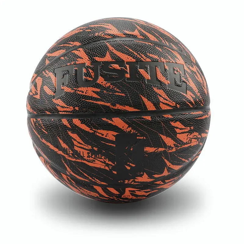 2023 New Design Official Size 5 6 7 Training Basketball Sludge Resistant PU Ball For School Match