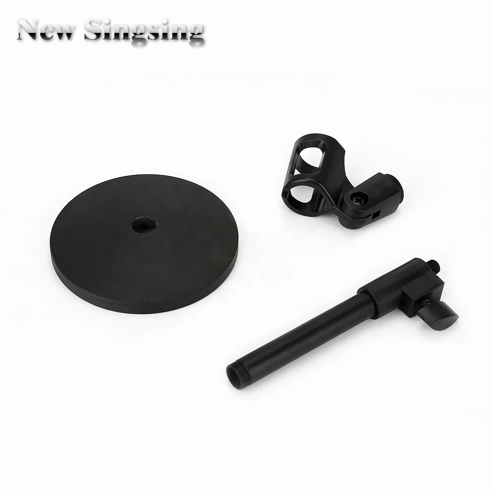 High quality desktop adjustable height studio microphone mic stand holder for recording