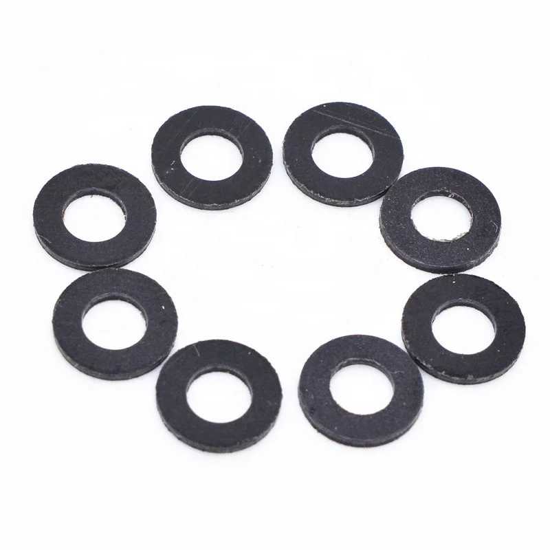 
PVC material Black M4*10*1 Flat Washer 